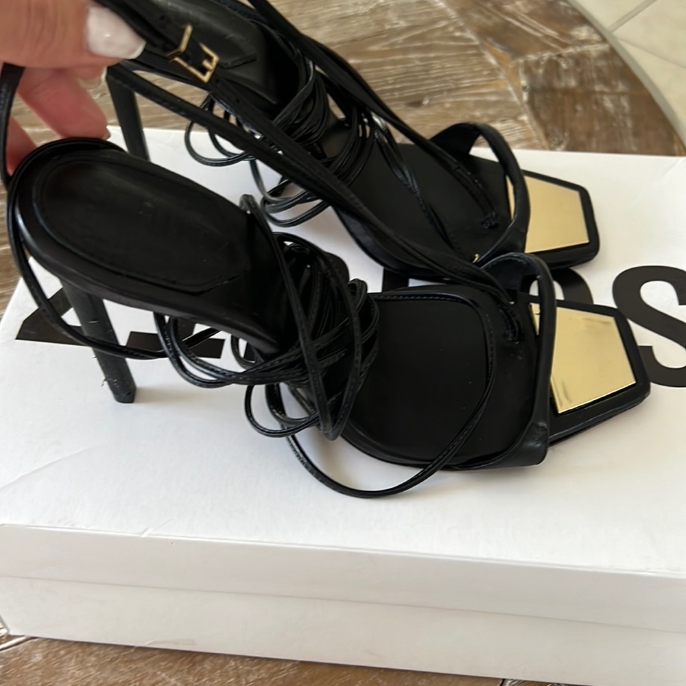 Schutz black heels